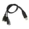 USB Splitter Cable USB A To Dual USB Female USB Y Cable USB Hub Adapter USB Power Splitter 0