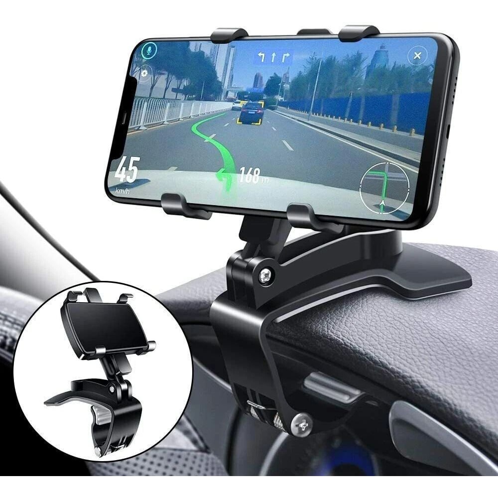 Universal Rotating Car Phone Mount Dashboard Windshield Holder For All Smartphones 0