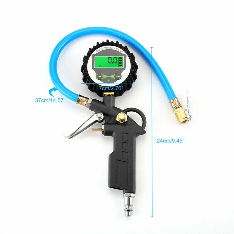 Digital Tire Inflator With Gauge Portable Air Compressor For Cars Trucks Motorcycles 7