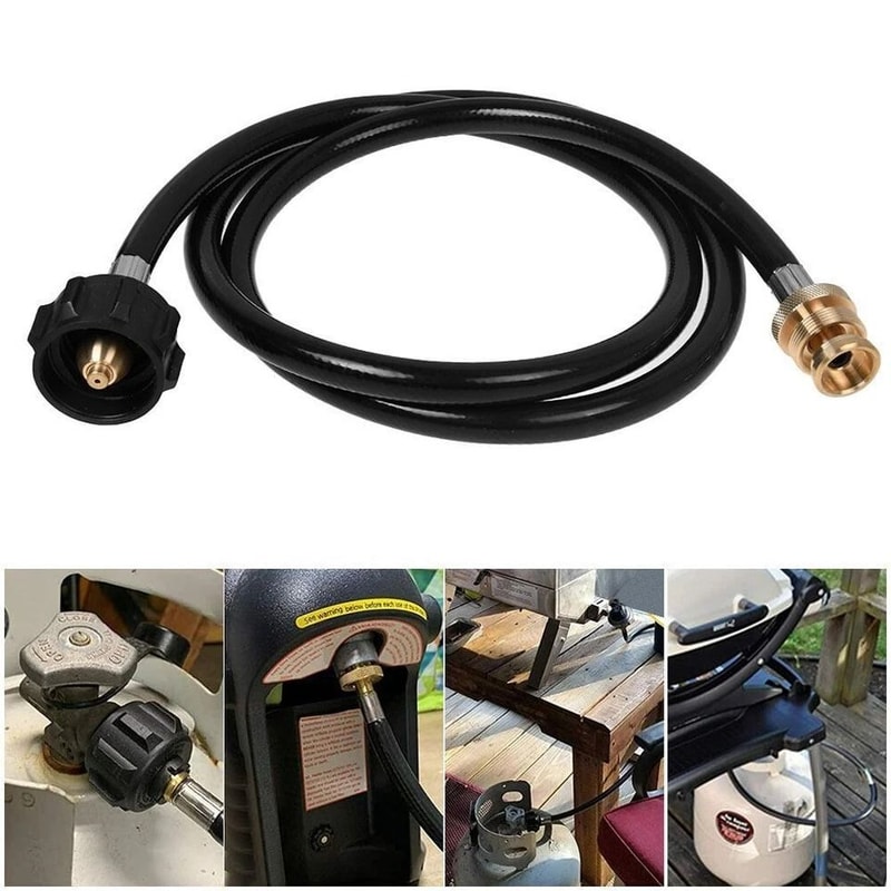 Propane Regulator Hose With Adapter For Tank Outdoor Grill Heater Connection 2