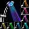 LED Shower Head Color Changing Water Powered Glow Bathroom Shower Light 2