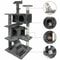 Large Cat Tree Tower With Condo Scratching Posts Multi Level Cat Activity Center For Indoor Cats 5