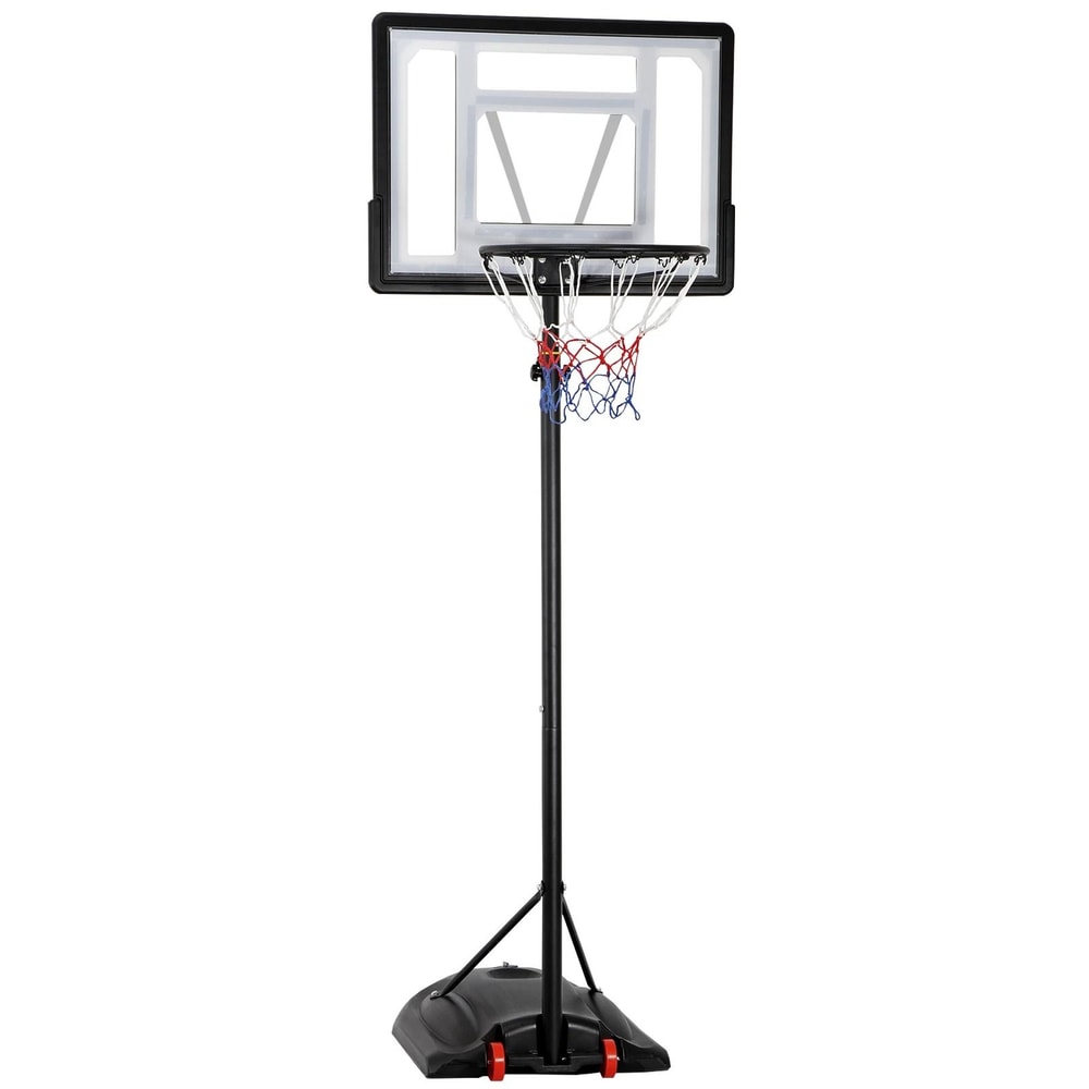 Adjustable Portable Basketball Hoop Outdoor Goal System With Wheels For Driveway Training 1