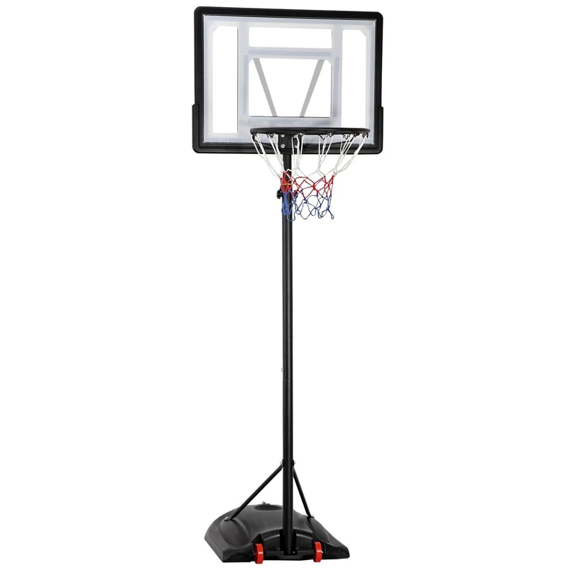 Adjustable Portable Basketball Hoop Outdoor Goal System With Wheels For Driveway Training 1