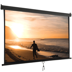 hd manual pull down projector screen matte white home theater projection screen