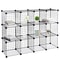 Adjustable Wire Cube Storage Organizer Modular DIY Cube Shelving Unit For Home Closet 0