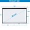 Manual Pull Down Projector Screen For Home Theater HD Movie Projection Screen 3