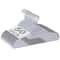 Slim Non Slip Space Saving Clothes Hangers Gray Plastic Closet Organizer 10