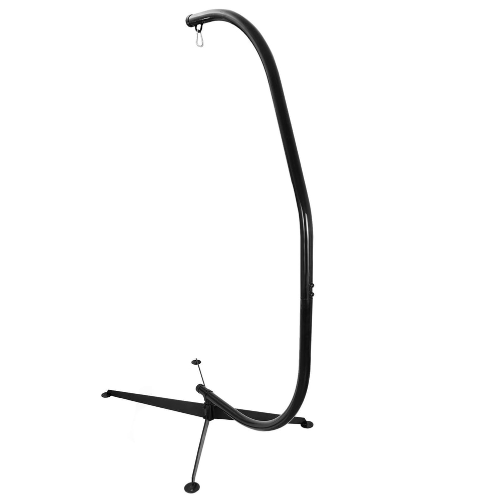 Heavy Duty Steel Hammock Chair Stand C Frame Indoor Outdoor Swing Stand 5