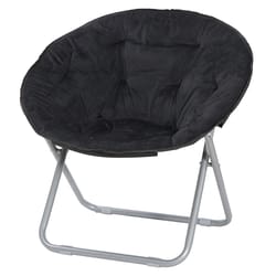oversized faux fur saucer chair foldable cozy lounge seat for bedroom dorm living room