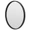 Modern Round Wall Mirror Decorative Metal Frame Vanity Bathroom Entryway Mirror 2