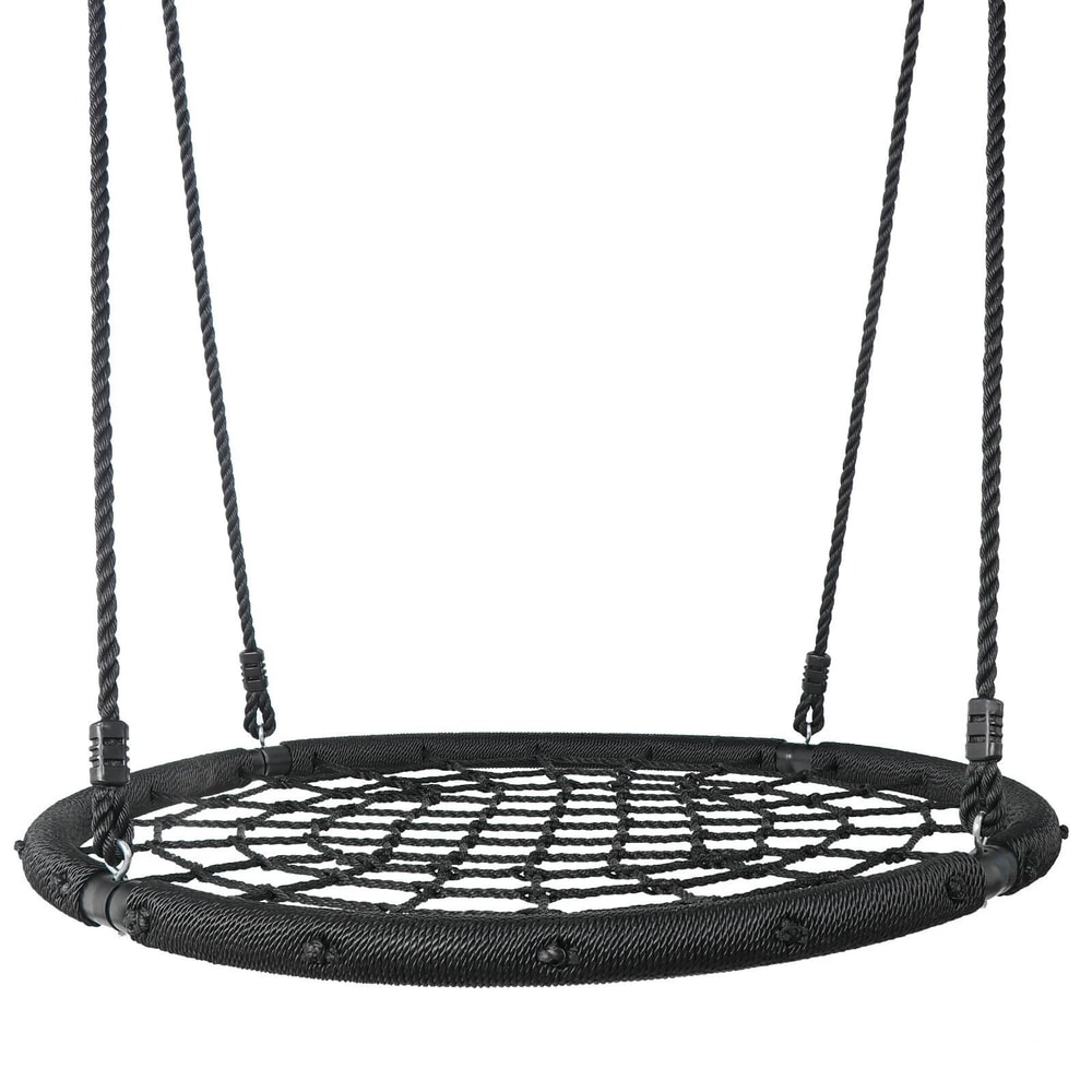Large Spider Web Tree Swing Heavy Duty Kids Outdoor Swing With 600lb Capacity For Backyard Play 6