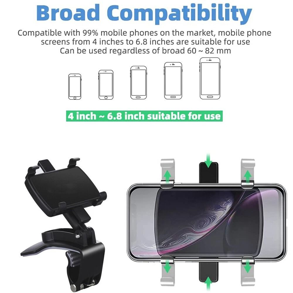 Universal Car Dashboard Mount Holder Stand Clamp Cradle For Cell Phone IPhone 3