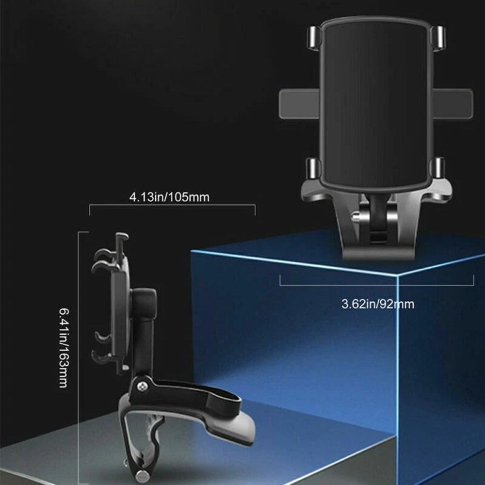 Universal Phone Mount Car Dashboard Sun Visor Phone Holder Clip For IPhone GPS Navigation 1