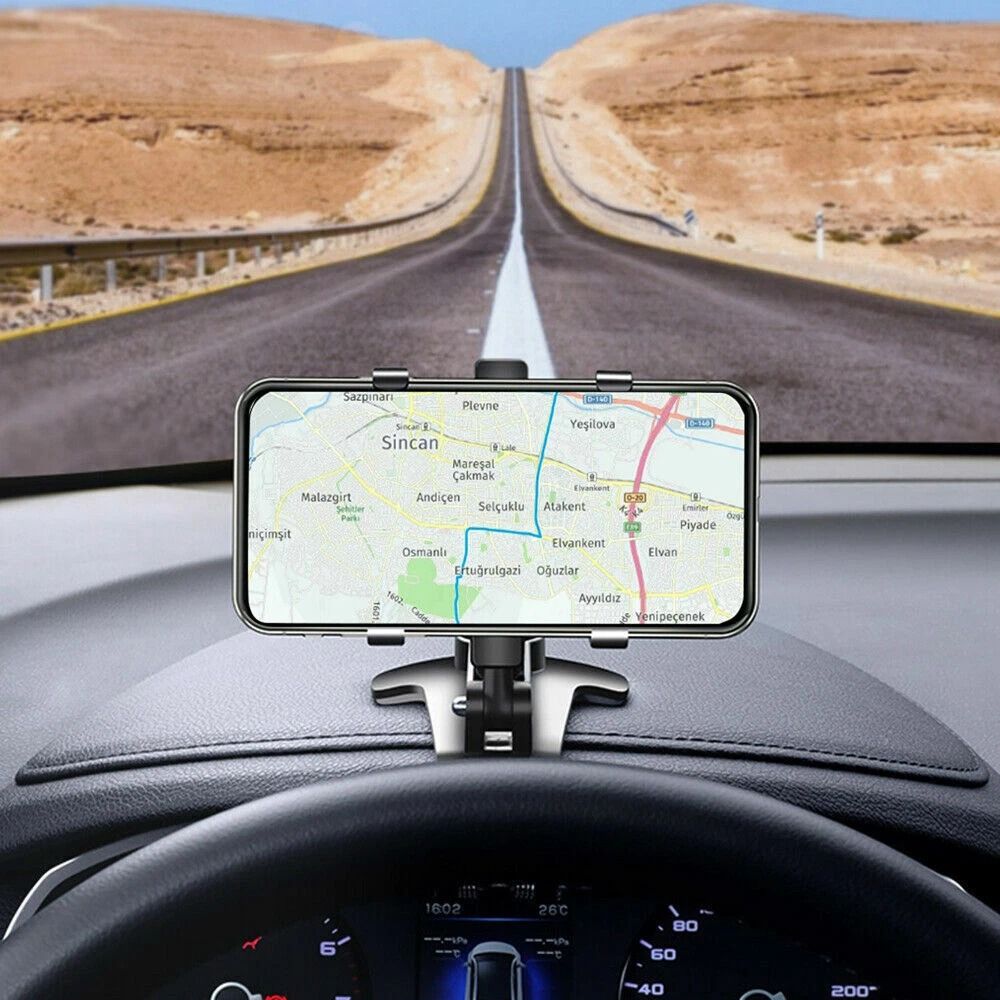 Universal Phone Mount Car Dashboard Sun Visor Phone Holder Clip For IPhone GPS Navigation 8