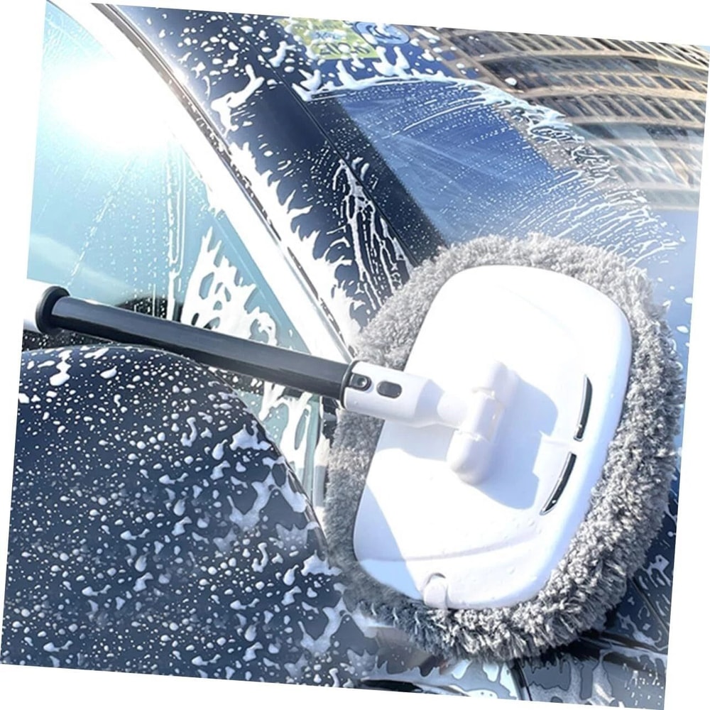 Microfiber Car Wash Brush With Extension Handle For Auto Truck Cleaning 8