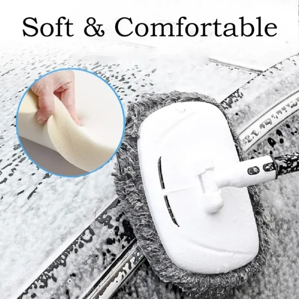 Microfiber Car Wash Brush With Extension Handle For Auto Truck Cleaning 10