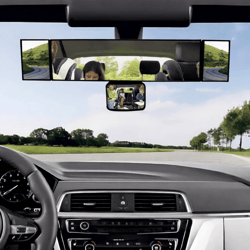 premium toyota interior wide angle rear view mirror panoramic accessory for enhanced visibility
