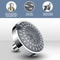 High Pressure Adjustable Handheld Shower Head Top Spray Bath Showerhead With MultinSettings 3