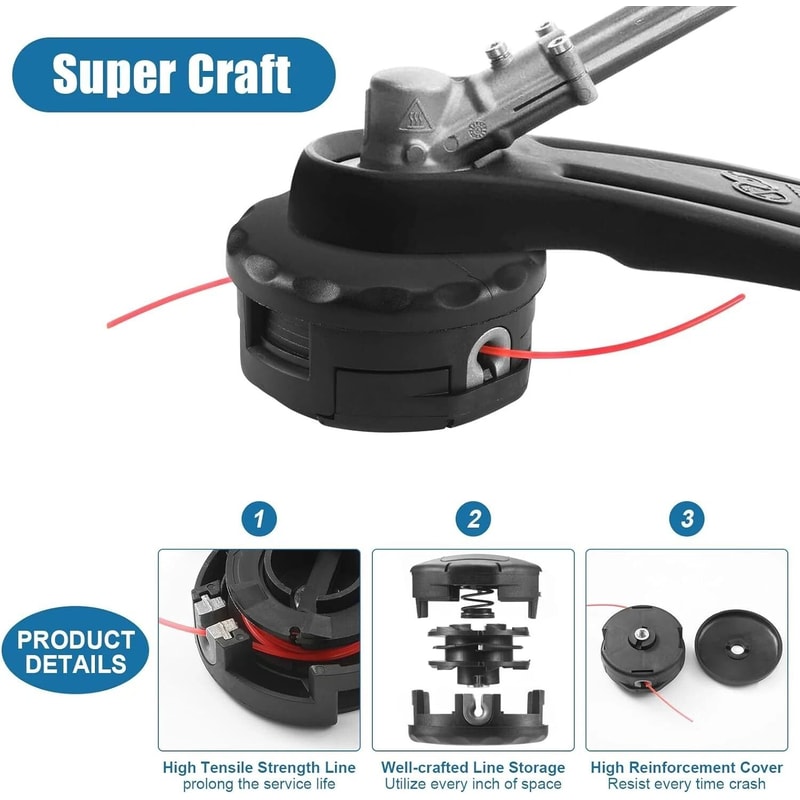 High Quality String Trimmer Head For Echo SRM SRM Speed Feed Replacement 11
