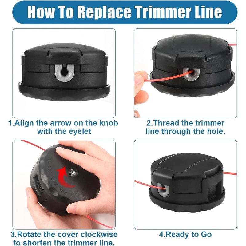 High Quality String Trimmer Head For Echo SRM SRM Speed Feed Replacement 12