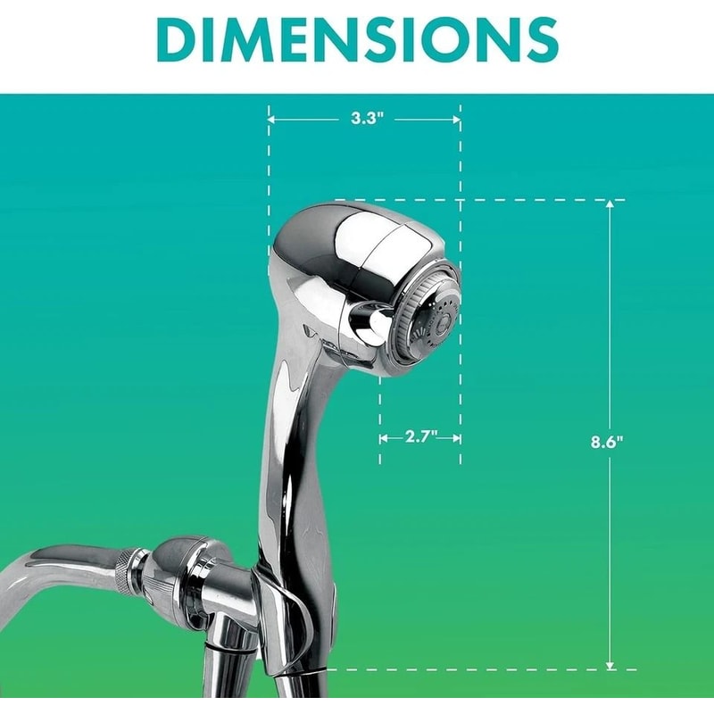 Niagara Conservation Earth Spa Spray Wall Mount Handheld Shower Head 2