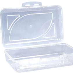 cra z art clear plastic school storage box compact durable & ideal for organizing supplies