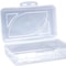 CraZ Art Clear Plastic School Storage Box Compact Durable Ideal For Organizing Supplies 0