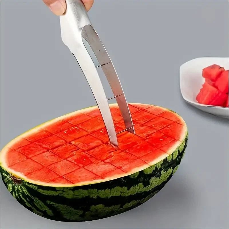 Stainless Steel Watermelon Slicer Fruit Cutter Melon Cutter Too Easy To Use For Perfect Slices 3