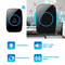 Wireless Doorbell Chime Waterproof Receiver With Adjustable Volume Range Easy Installation For Home