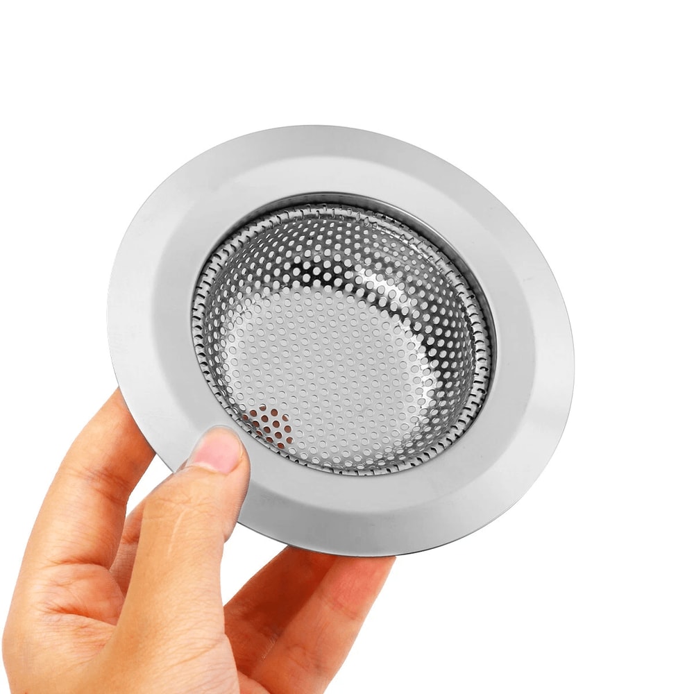 Kitchen Sink Strainer Stopper Stainless Steel Drain Basket Waste Plug 0