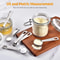 Stainless Steel Measuring Cups And Spoons Set Heavy Duty Silver 2