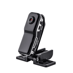 mini police body camera with hd 1080p video, ir night vision, and clip camcorder