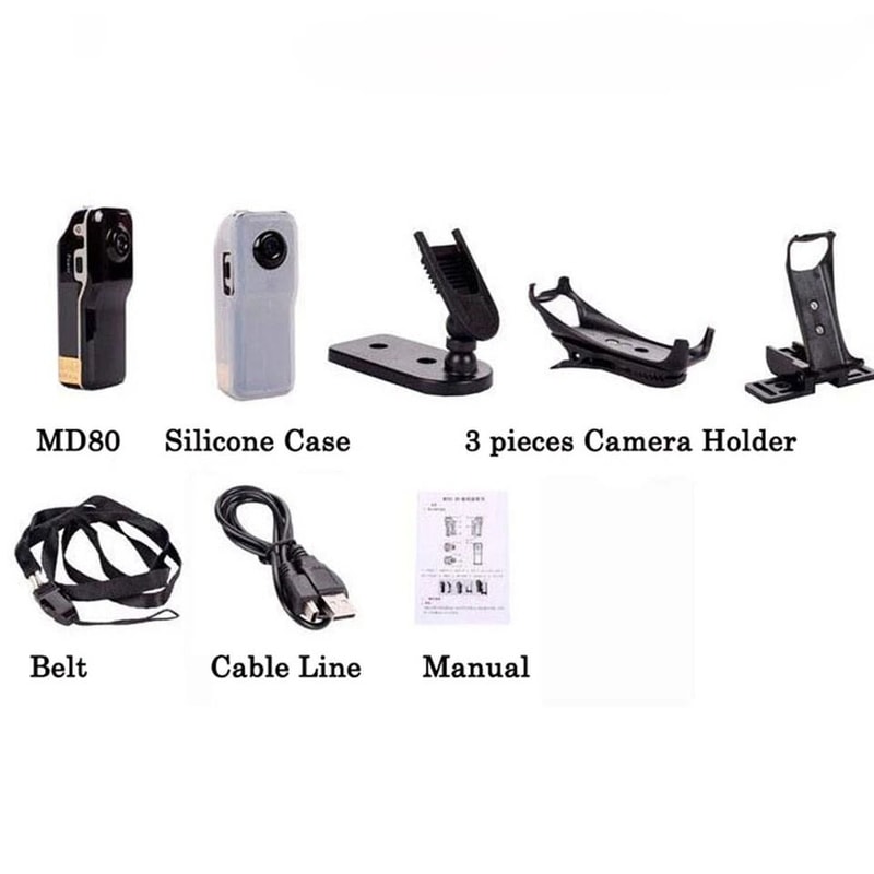 Mini Police Body Camera With HD 1080P Video IR Night Vision And Clip Camcorder 8