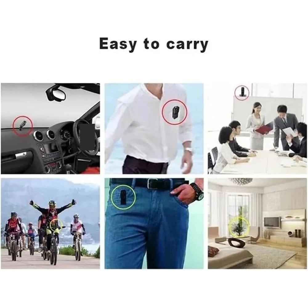 Mini Police Body Camera With HD 1080P Video IR Night Vision And Clip Camcorder 16