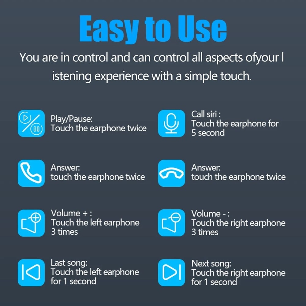 Bluetooth Wireless Earbuds With Bone Conduction Technology Sports Ready Headphones For Active Lifes 7