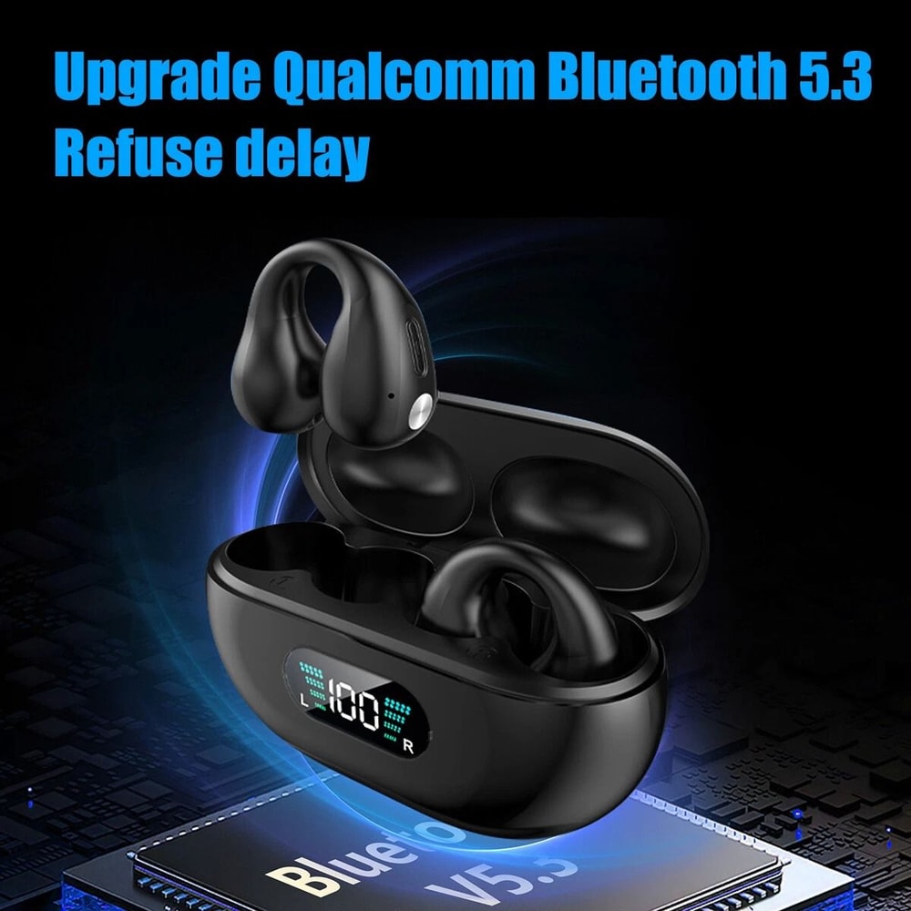 Bluetooth Wireless Earbuds With Bone Conduction Technology Sports Ready Headphones For Active Lifes 6