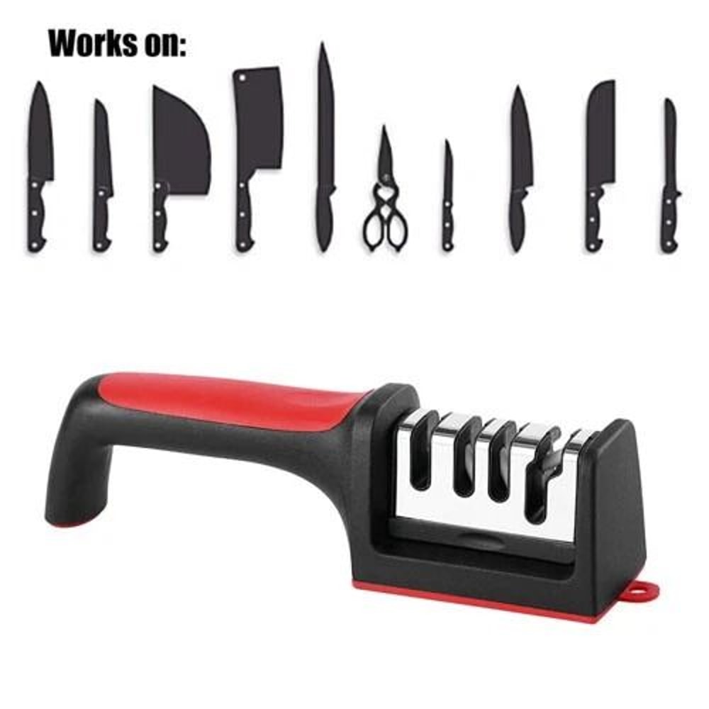 Slot Knife Sharpener Professional Ceramic And Tungsten Kitchen Sharpening System For Effortless Bla 2