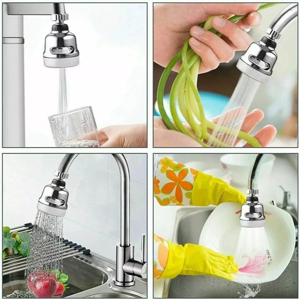 Rotating Faucet Head With Water Saving Nozzle For Kitchen Tap 4
