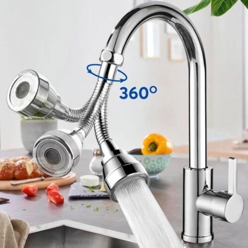 Rotating Faucet Head With Water Saving Nozzle For Kitchen Tap 6