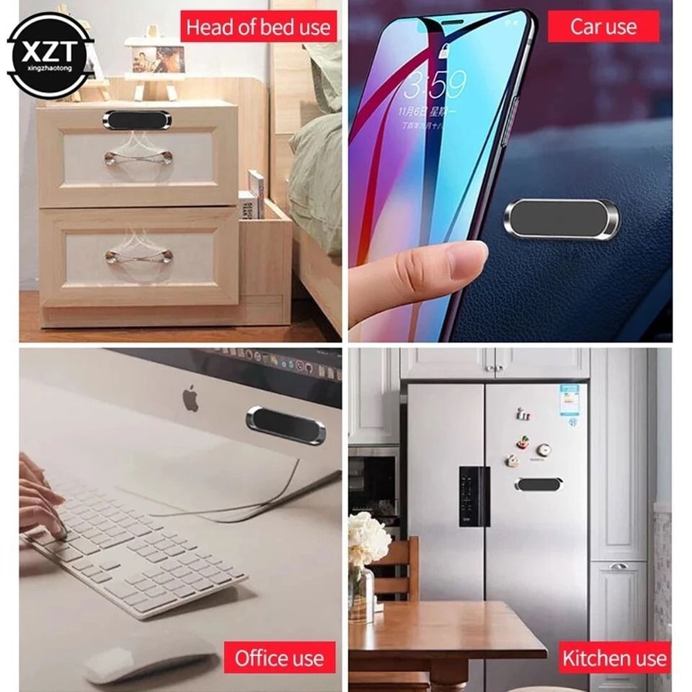 Magnetic Universal Car Mount Holder For Cell Phones Secure Adjustable Car Phone Stand 3