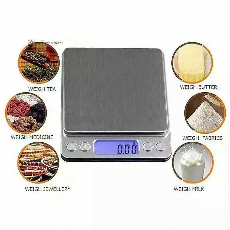 Digital Scale Pocket Size Jewelry Gold Silver Coin Herb And Grain Weighing 4