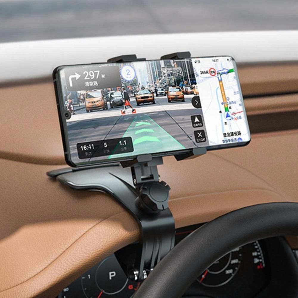 Universal Car Dashboard Mount For Cell Phones GPS Adjustable Cradle Clip 4
