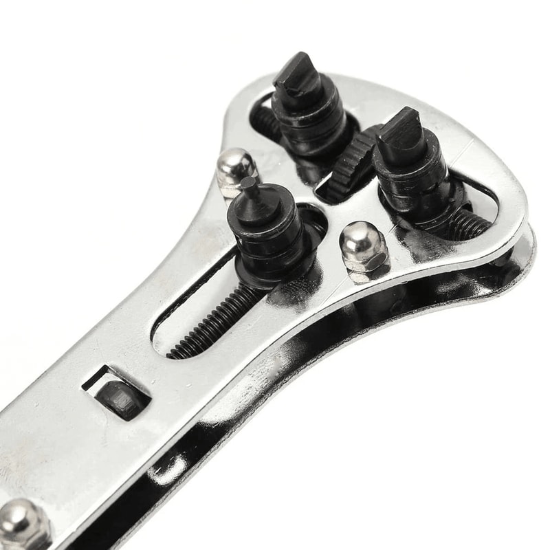 Watch Band Back Case Opener Tool Kit Watch Repair Battery Cover Remover 5