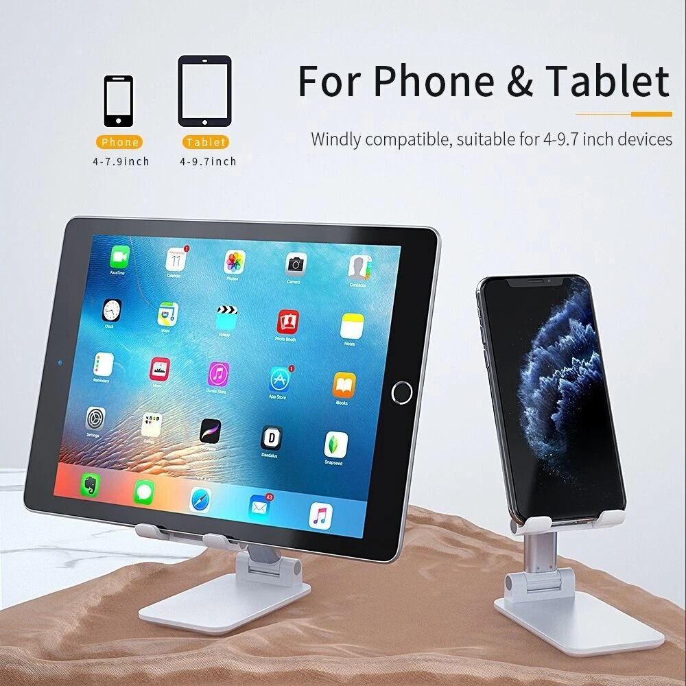 Adjustable Cell Phone Tablet Stand Universal Desktop Holder For IPhone IPad And Mobile Devices 4