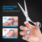 Professional Hair Cutting Scissors Set With Thinning Shears For Barber Salon And Home Use 10