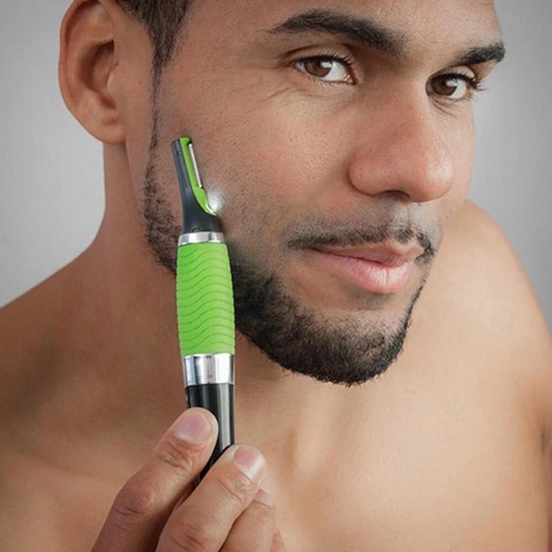 Men Nose Hair Trimmer For Men All In One Ear And Eyebrow Grooming Clipper With LED Light 0
