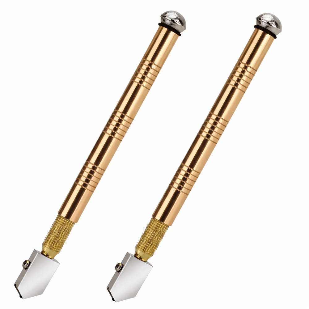 Precision Glass Cutter Tool Set With Carbide Tip For Stained Glass Mirror And Mosaic 0