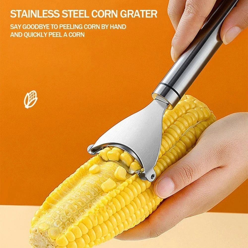 Stainless Steel Corn Stripper Corn Peeler Tool For Fast Kernel Removal 16