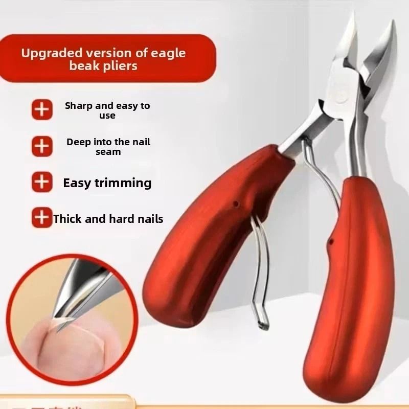 Toenail Clippers For Thick Ingrown Toe Nails Eagle Beak Beveled Nail Scissor 14